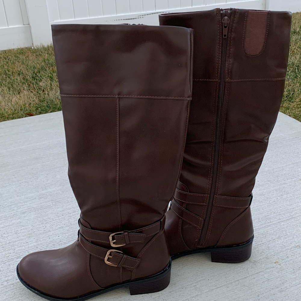 NWT Arizona Jeans Womens Denver Riding Boots Sz 8M